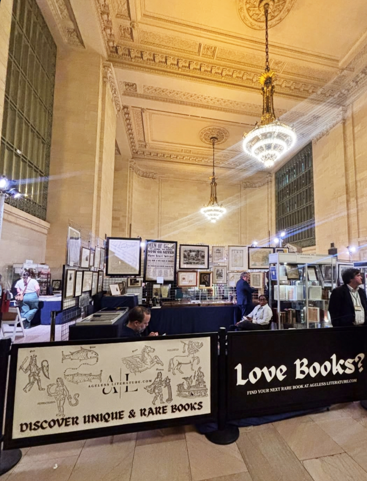 Ageless Literature fair display
