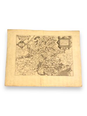 1546 Map of Belgium Framed 1 of 1