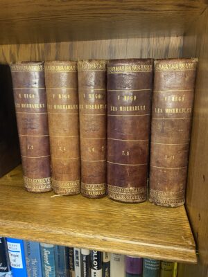 Les Miserables by Victor Hugo. 1st Printing. 1862. Five Complete Volumes.