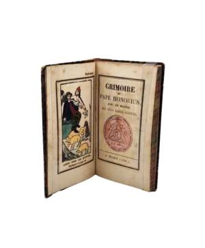 Rare Mid-19th Century Grimoire of Pope Honorius – Mysterious Black Magic Text