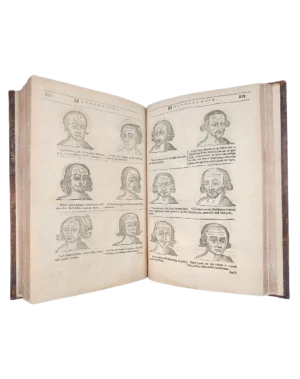 1671 Second Edition Physiognomie and Chiromancie by Richard Saunders – Illustrated Occult Work with Provenance