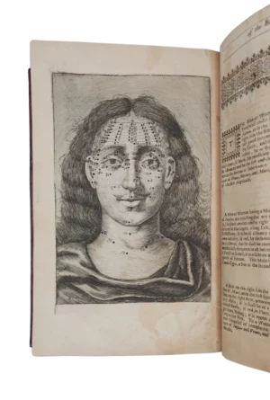 1671 Second Edition Physiognomie and Chiromancie by Richard Saunders – Illustrated Occult Work with Provenance