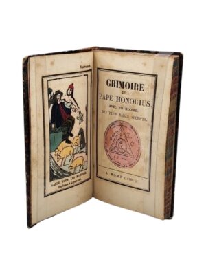 Rare Mid-19th Century Grimoire of Pope Honorius – Mysterious Black Magic Text