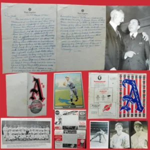 Connie Mack Signed ~ Amazing 1941 Philidelphia Athletics Collection