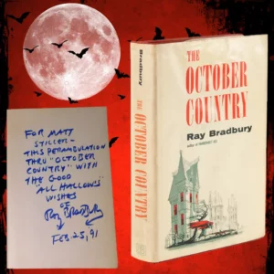 Ray Bradbury ~ SIGNED, The October Country ~ 1955 First Edition