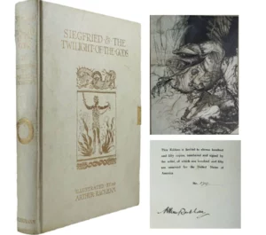 Signed Siegfried & The Twilight of the God by Arthur Rackham, 1911 Limited Edition