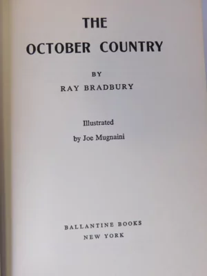 Ray Bradbury ~ SIGNED, The October Country ~ 1955 First Edition