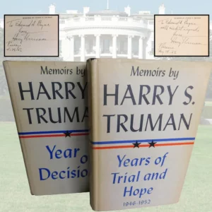 Signed Memoirs by Harry S. Truman, 1955/56 First Editions