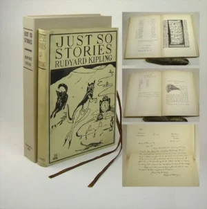 Just So Stories Signed by Rudyard Kipling First Edition