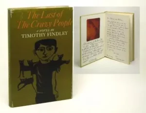 Signed The Last of The Crazy People by Timothy Findley, First Edition