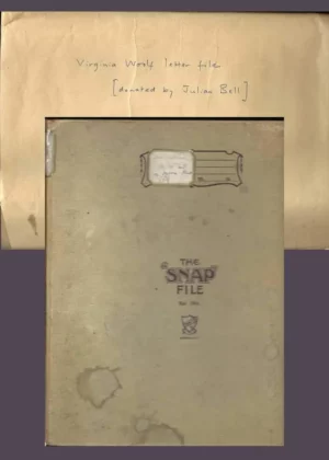 Virginia Woolf’s Personal "SNAP" Letter and Paper File