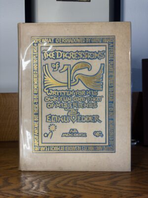 The Digressions of V by Elihu Vedder. Signed & Numbered Edition, 1910. Association Copy, Two Volume Set.