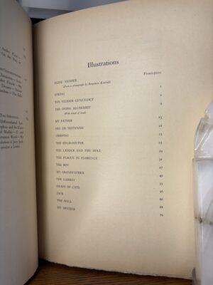 The Digressions of V by Elihu Vedder. Signed & Numbered Edition, 1910. Association Copy, Two Volume Set.