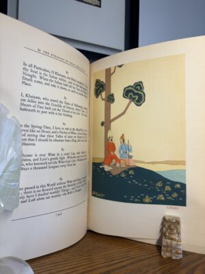 The Rubaiyat of Umar Khaiyam: Association Copy, French-English Edition 1924, Illustrated  by Hamzeh Carr.