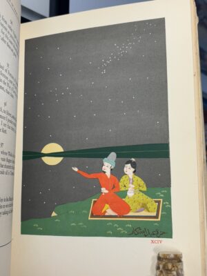 The Rubaiyat of Umar Khaiyam: Association Copy, French-English Edition 1924, Illustrated  by Hamzeh Carr.