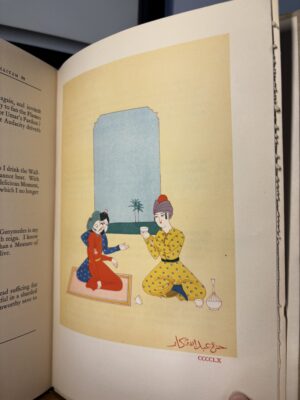 The Rubaiyat of Umar Khaiyam: Association Copy, French-English Edition 1924, Illustrated  by Hamzeh Carr.