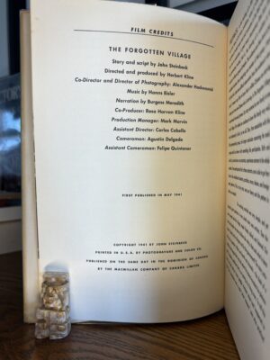 The Forgotten Village First Edition By John Steinbeck