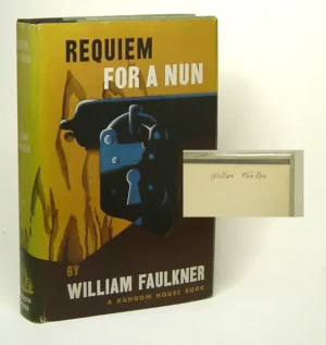 Signed Requiem For A Nun by William Faulkner, First Edition