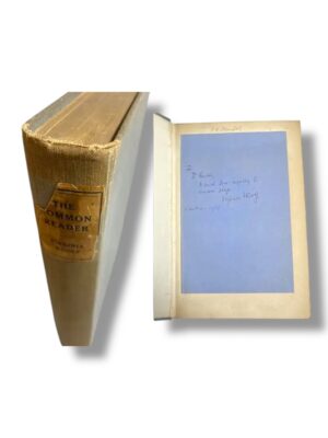 The Common Reader Signed by Virginia Woolf