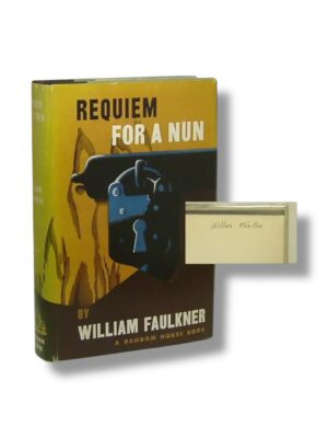 Signed Requiem For A Nun by William Faulkner, First Edition