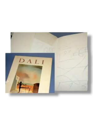 Dali – Inscribed Monograph with Bold Daliesque Presentation