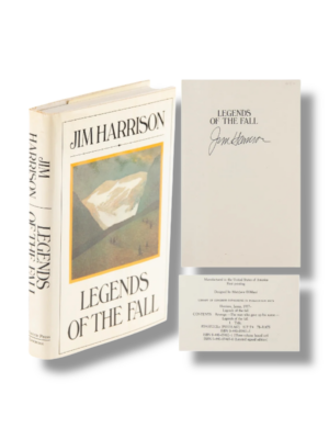 Signed Legends of the Fall by Jim Harrison~ 1979 First Edition/Printing