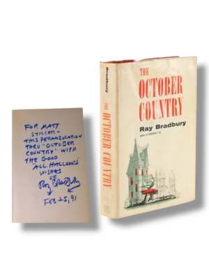 Ray Bradbury ~ SIGNED, The October Country ~ 1955 First Edition