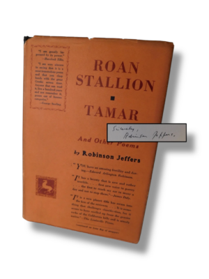 Robinson Jeffers SIGNED ~ Roan Stallion,Tamar & Other Stories 1925 First Edition