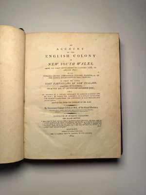 An Account of the English Colony in New South Wales | 1798 - 1804, First Edition of the Earliest Historical Account of Australian Settlement, by David Collins