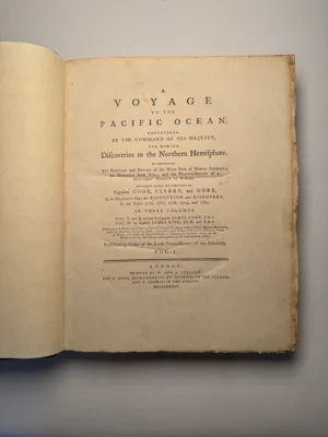 Captain Cook's Voyages, Complete First Edition Set of The Three Voyages | 1773 - 1784, Including the Atlas