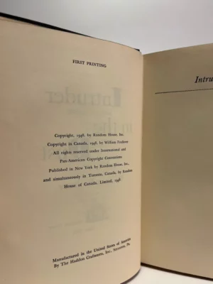 Intruder in the Dust by William Faulkner- First Edition, 1st Printing, 1948