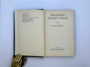 Nineteen Eighty-Four (1984) | 1949, Finely Bound First Edition, First Impression (Royal Green Binding)