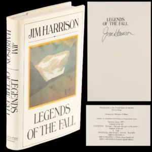 Signed Legends of the Fall by Jim Harrison~ 1979 First Edition/Printing