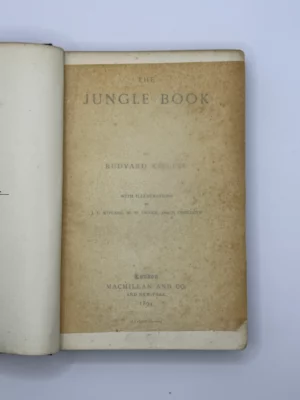 The Jungle Book & The Second Jungle Book | 1894 - 1895, Rare First Edition Set. By Rudyard Kipling