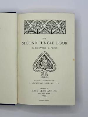 The Jungle Book & The Second Jungle Book | 1894 - 1895, Rare First Edition Set. By Rudyard Kipling