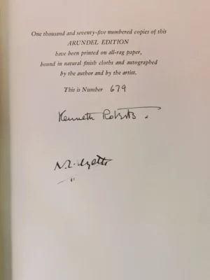 1938 N.C. Wyeth & Kenneth Roberts ~SIGNED ~ Trending into Maine, Limited Edition