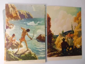 1938 N.C. Wyeth & Kenneth Roberts ~SIGNED ~ Trending into Maine, Limited Edition