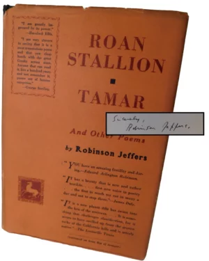 Robinson Jeffers SIGNED ~ Roan Stallion,Tamar & Other Stories 1925 First Edition