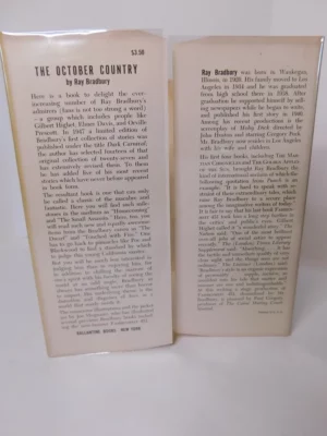 Ray Bradbury ~ SIGNED, The October Country ~ 1955 First Edition