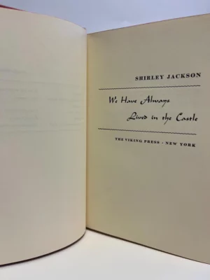 We Have Always Lived in the Castle by Shirley Jackson: First Edition, 1st Printing - 1962