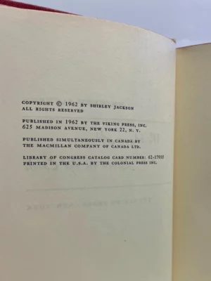 We Have Always Lived in the Castle by Shirley Jackson: First Edition, 1st Printing - 1962