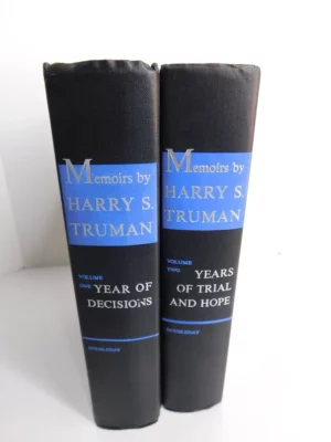 Signed Memoirs by Harry S. Truman, 1955/56 First Editions