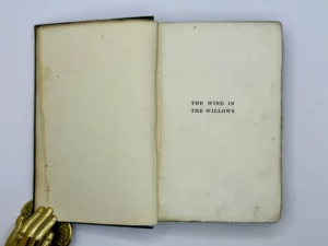 The Wind in the Willows | 1908, Rare First Edition, First Impression. By Kenneth Grahame