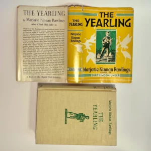 The Yearling by Marjorie Kinnan Rawlings - First Edition, 1st Printing - 1938