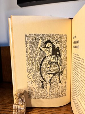 Fahrenheit 451 by Ray Bradbury Fine First Printing Inscribed by Bradbury and illustrator Mugnaini