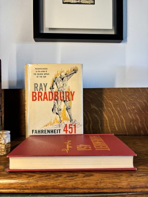 Fahrenheit 451 by Ray Bradbury Fine First Printing Inscribed by Bradbury and illustrator Mugnaini