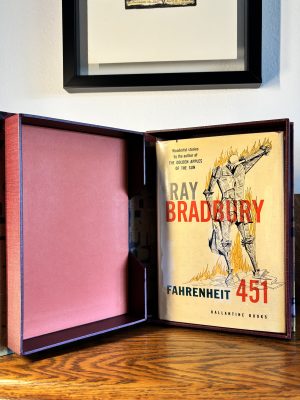 Fahrenheit 451 by Ray Bradbury Fine First Printing Inscribed by Bradbury and illustrator Mugnaini