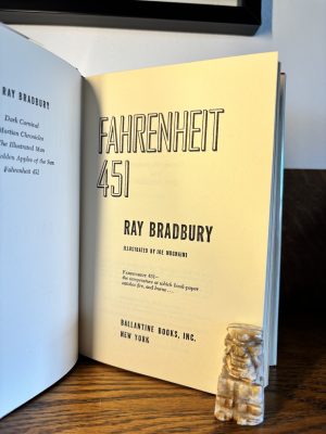 Fahrenheit 451 by Ray Bradbury Fine First Printing Inscribed by Bradbury and illustrator Mugnaini