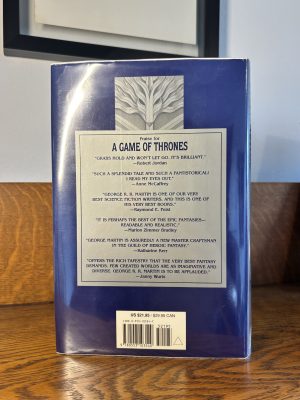 Game of Thrones by George R.R. Martin. First Edition 1996.