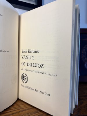 Vanity of Duluoz by Jack Kerouac. First Edition 1968.